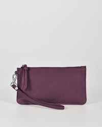 Abril Soft Leather Wristlet Purse