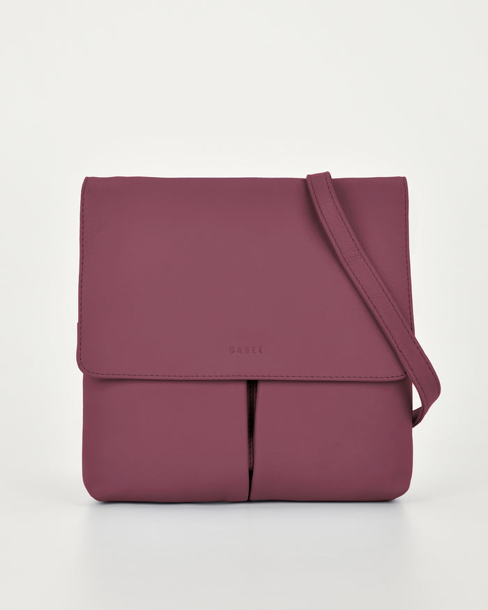 Ava Leather Flap over Crossbody Bag