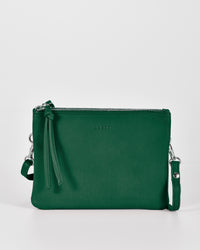 Fulton Soft Leather Double Pouch Crossbody