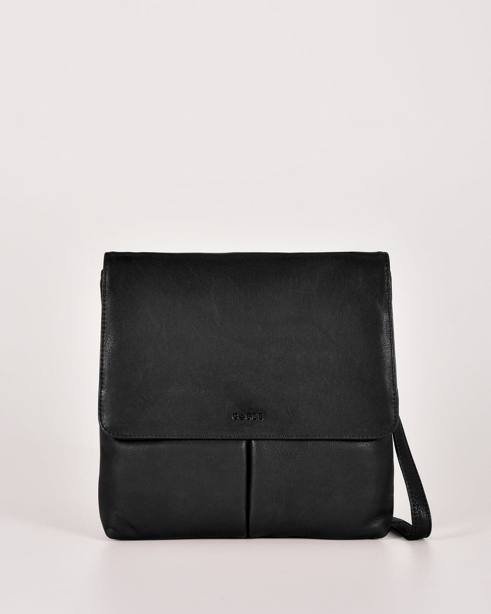 Ava Leather Flap over Crossbody Bag