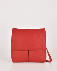 Ava Leather Flap over Crossbody Bag