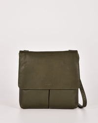 Ava Leather Flap over Crossbody Bag