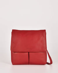 Ava Leather Flap over Crossbody Bag