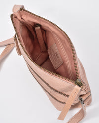 Barton Zipped Shoulder Leather Bag