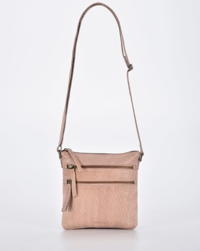 Barton Zipped Shoulder Leather Bag