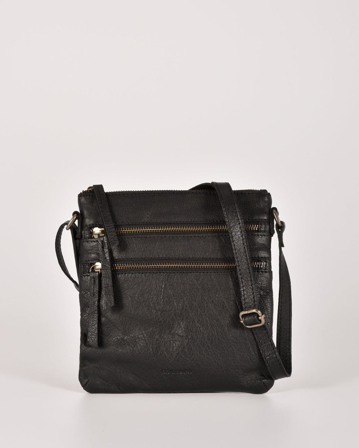 Barton Zipped Shoulder Leather Bag