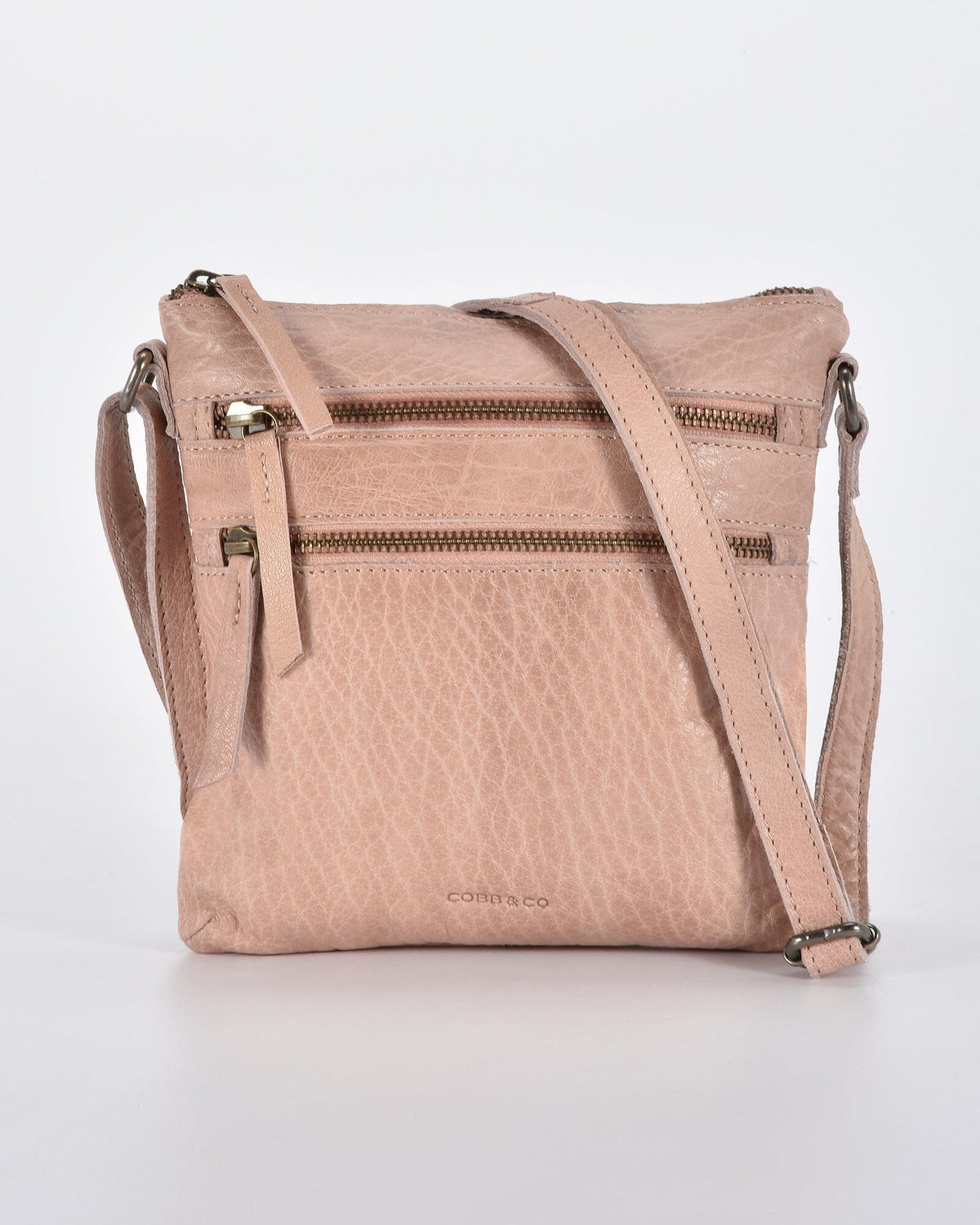 Barton Zipped Shoulder Leather Bag