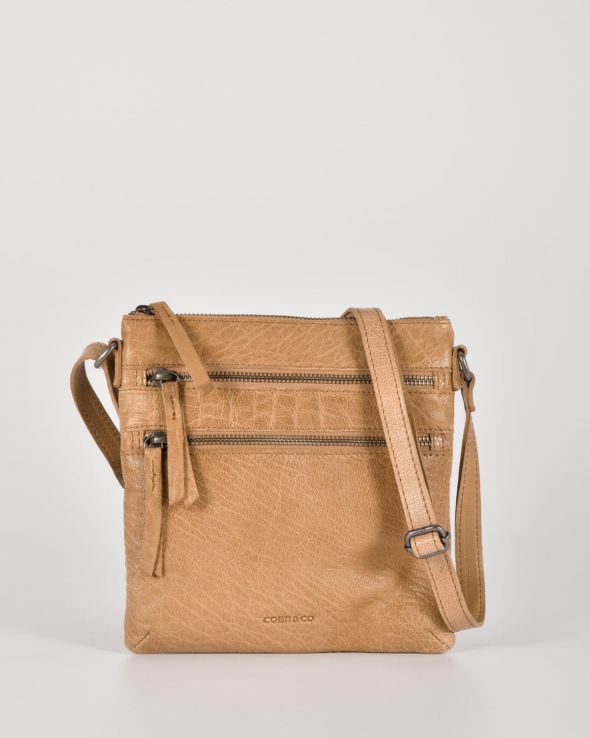 Barton Zipped Shoulder Leather Bag