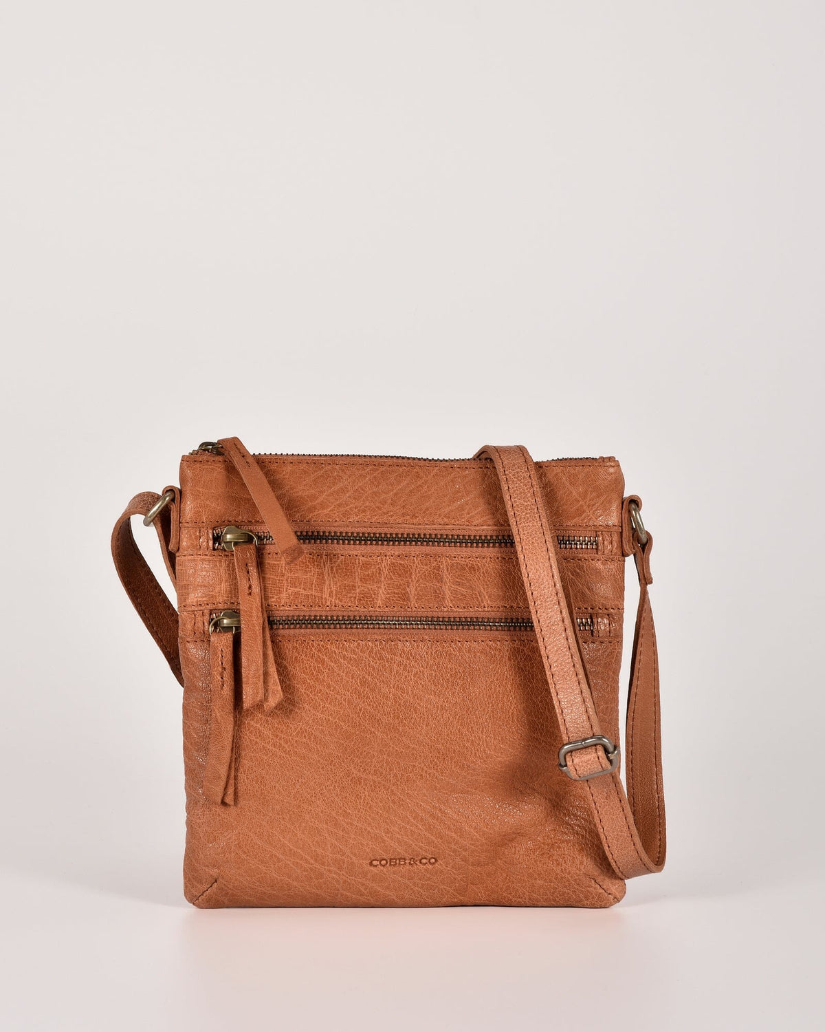 Barton Zipped Shoulder Leather Bag