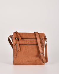 Barton Zipped Shoulder Leather Bag