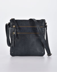 Barton Zipped Shoulder Leather Bag