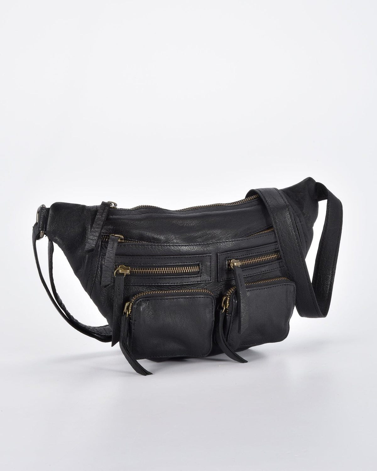 Bradshaw Zipped Leather Crossbody Bag