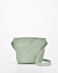 Canterbury Woven Leather Bucket Bag