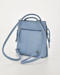 Ellie Leather 2 in 1 Convertible Shoulder Bag / Backpack