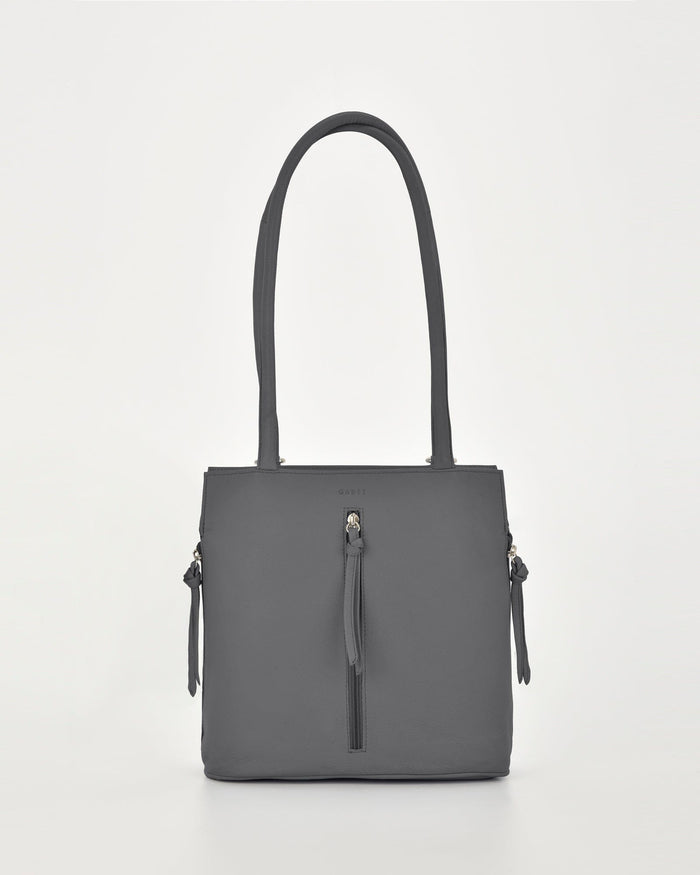 Ellie Leather 2 in 1 Convertible Shoulder Bag / Backpack