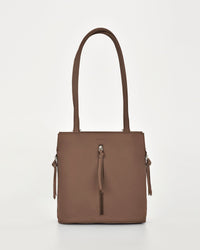 Ellie Leather 2 in 1 Convertible Shoulder Bag / Backpack