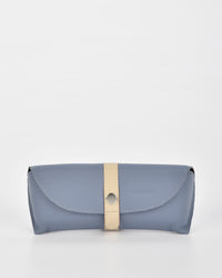 Iris Soft Leather Two Tone Glasses Case