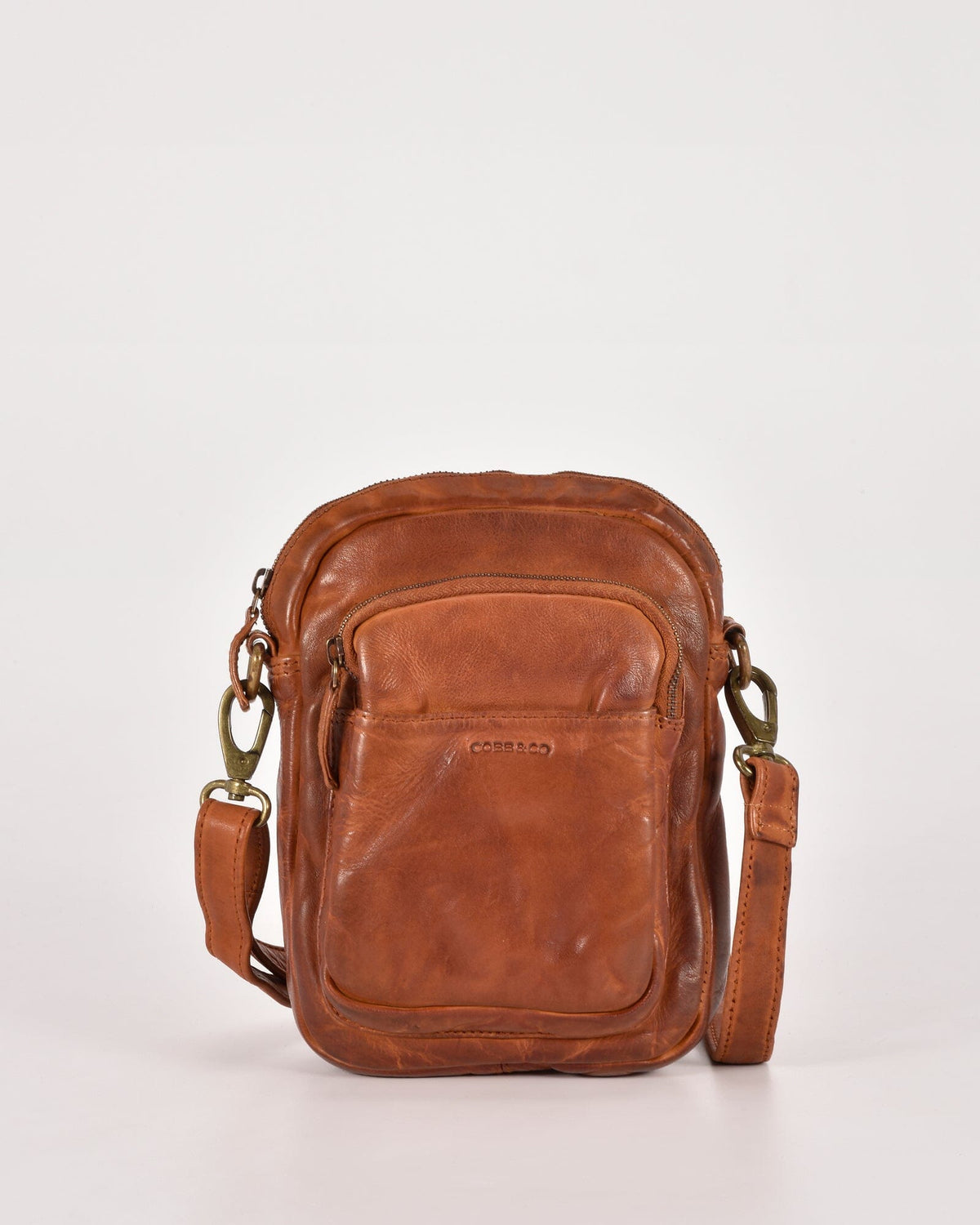 Jolimont Washed Leather Crossbody Bag