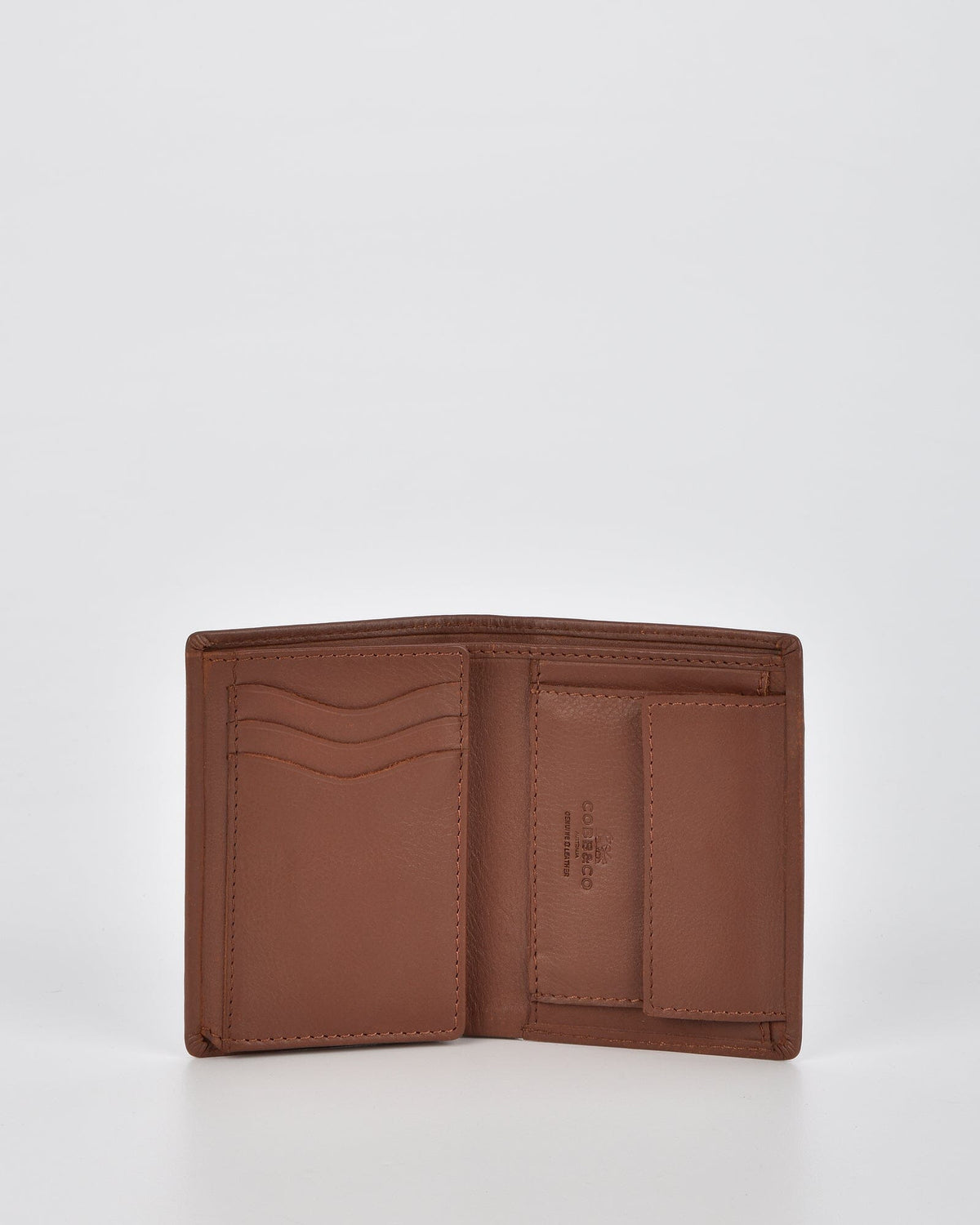 Kol Leather Fold Out with Coin Pouch RFID Wallet