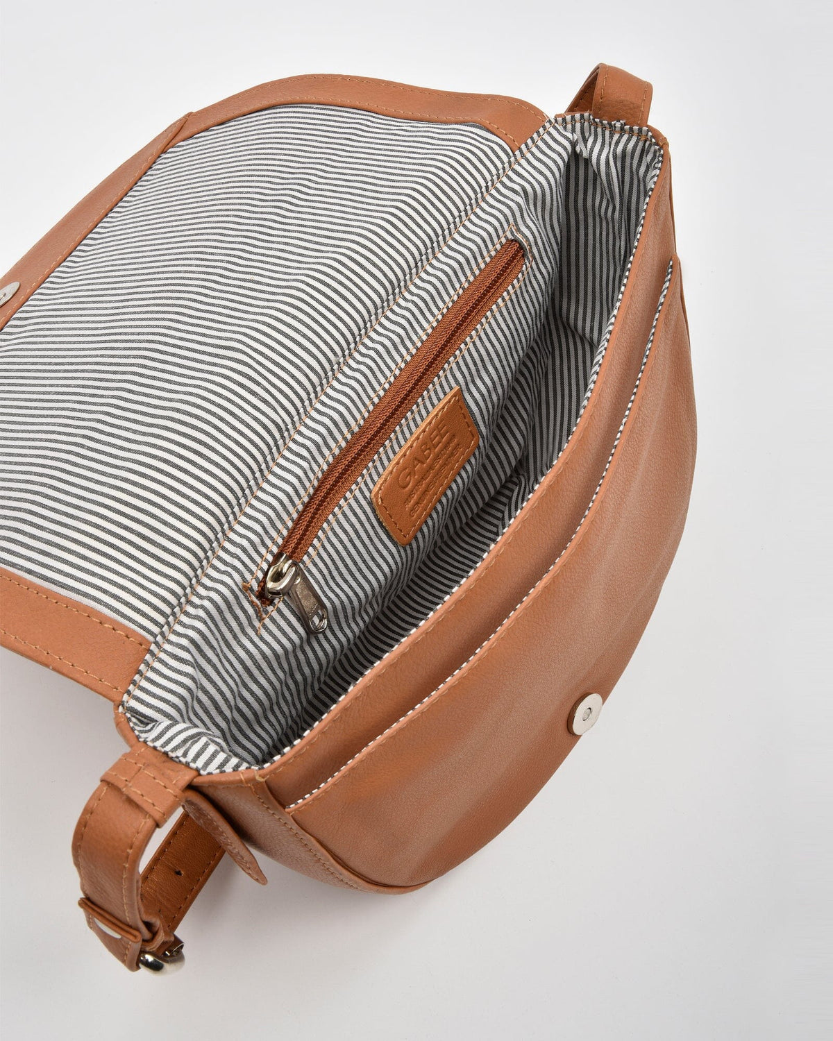 Louise Leather Flap over Crossbody Bag