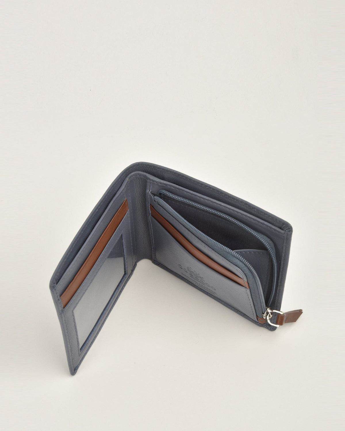 McVee Two-Tone RFID Bifold Men's Leather Wallet