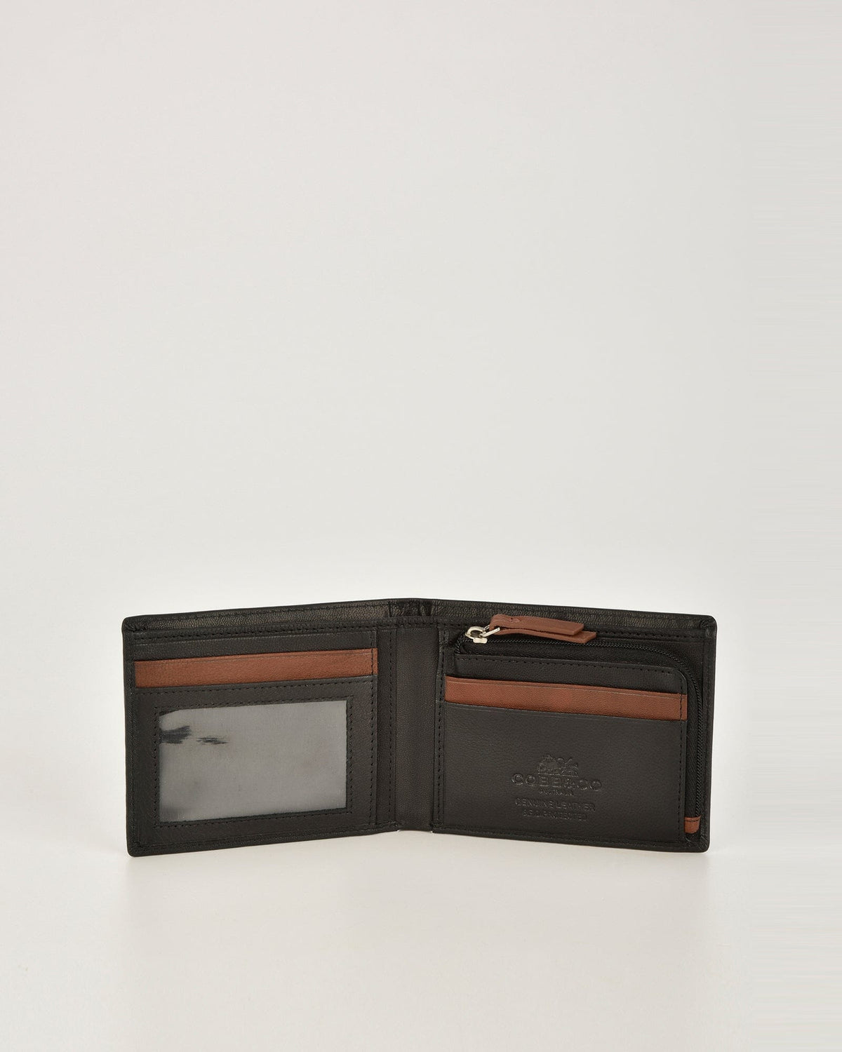 McVee Two-Tone RFID Bifold Men's Leather Wallet