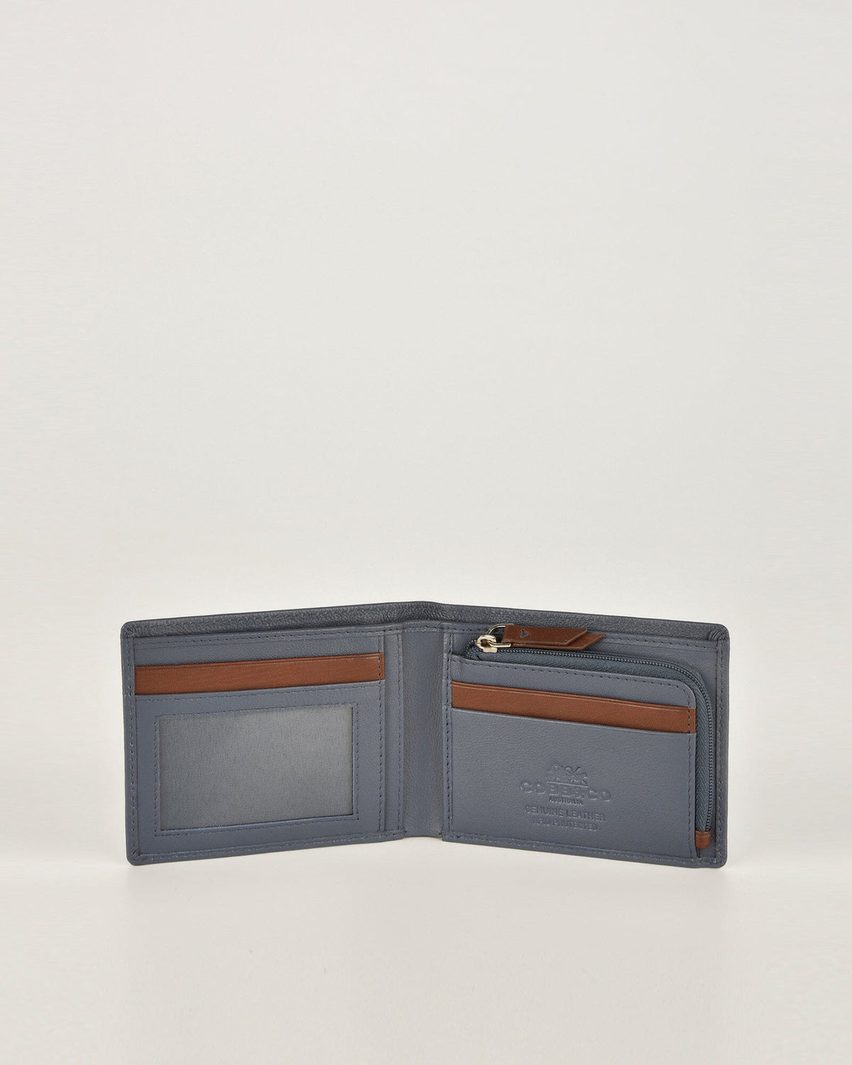 McVee Two-Tone RFID Bifold Men's Leather Wallet