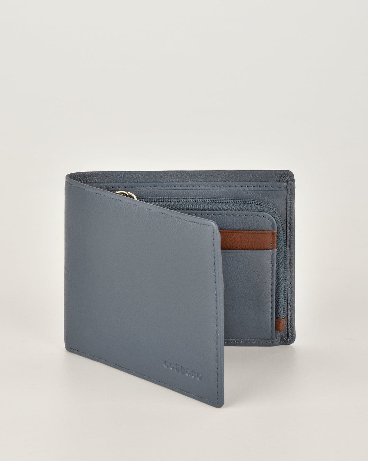 McVee Two-Tone RFID Bifold Men's Leather Wallet