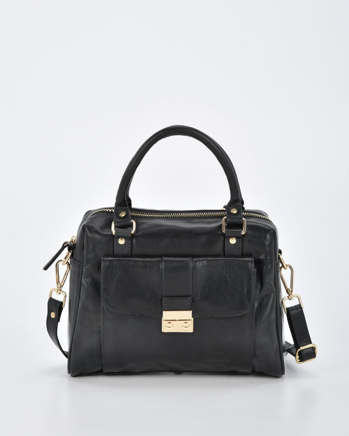 Rosehill Classic Leather Shoulder Bag