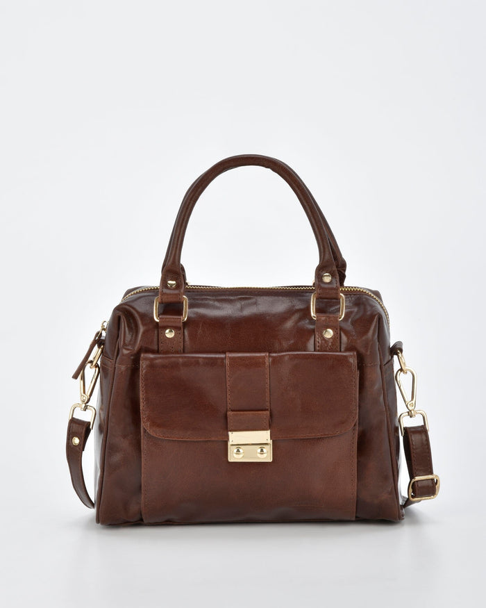 Rosehill Classic Leather Shoulder Bag
