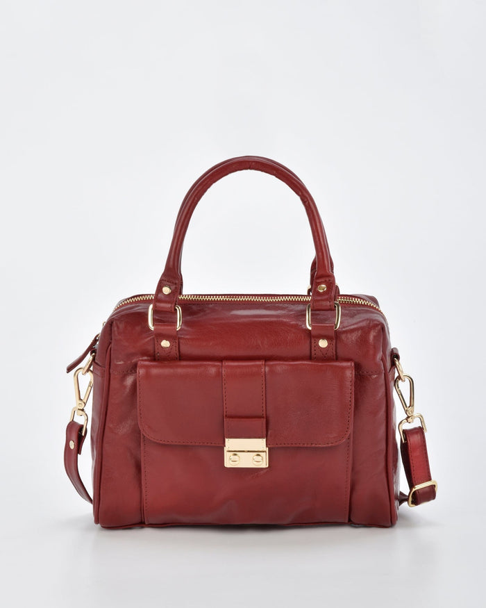 Rosehill Classic Leather Shoulder Bag