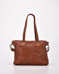 Stafford Leather Plaited Woven Tote