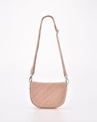 Surrey Woven Leather Crossbody