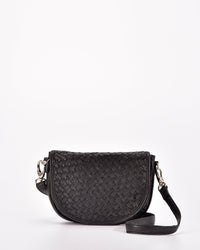Surrey Woven Leather Crossbody