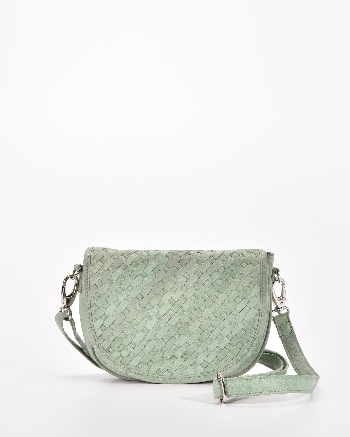 Surrey Woven Leather Crossbody