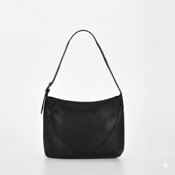 Yarra Washed Leather Shoulder Bag