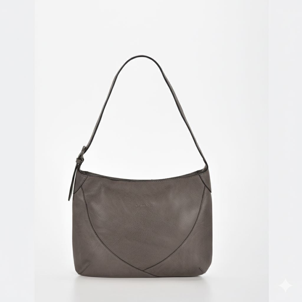 Yarra Washed Leather Shoulder Bag