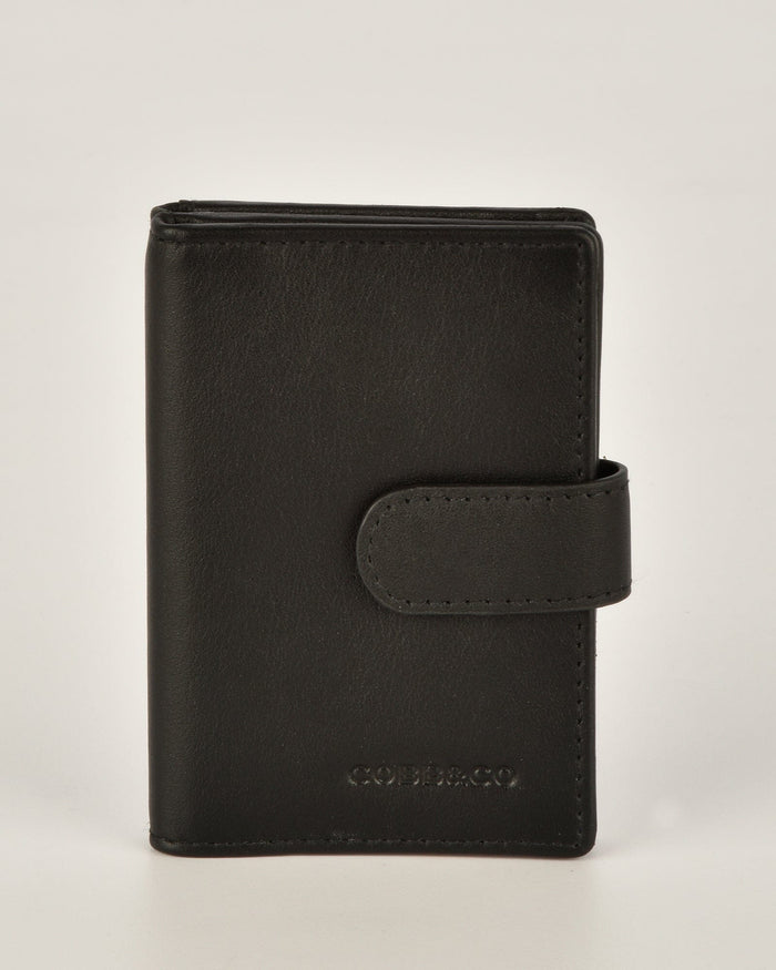 Yeats RFID Leather Card Holder with ID Window