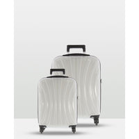 Adelaide Luggage 2 Piece Hardside Spinner-White