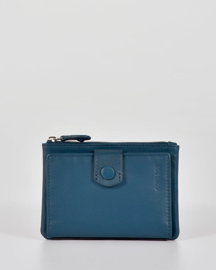 Collins RFID Safe Compact Leather Wallet