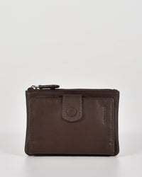 Collins RFID Safe Compact Leather Wallet