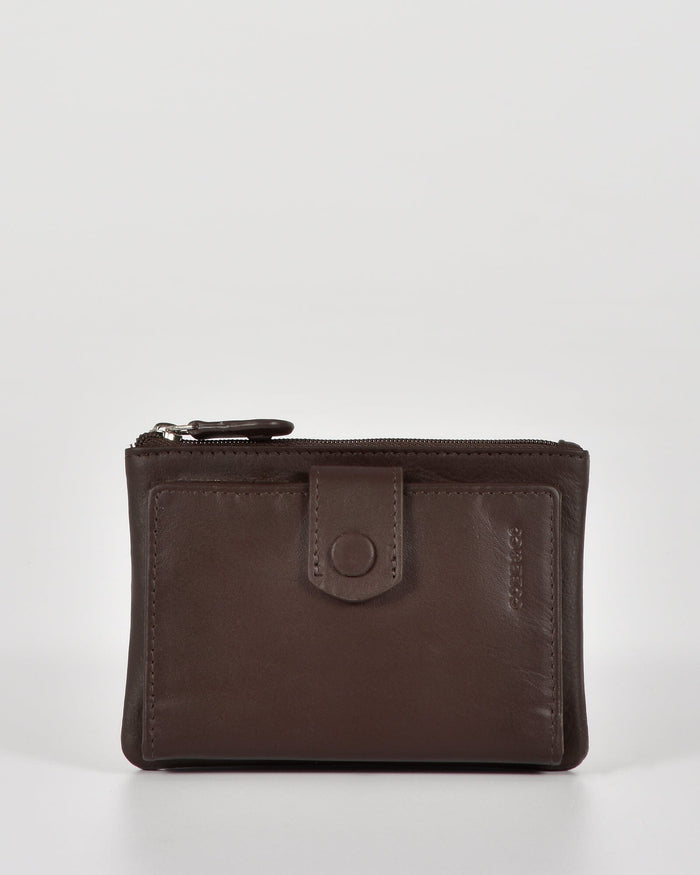 Collins RFID Safe Compact Leather Wallet