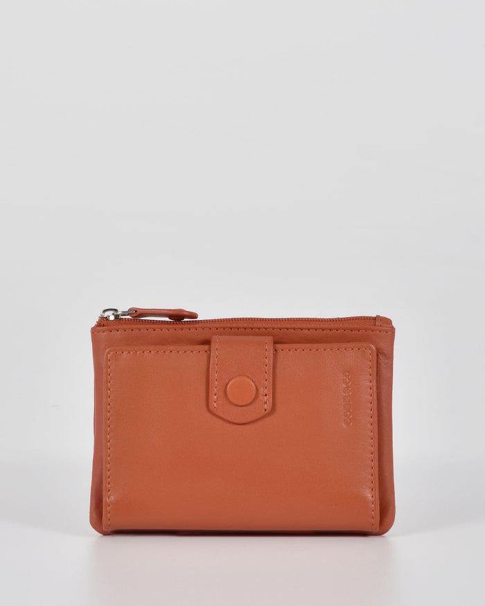 Collins RFID Safe Compact Leather Wallet