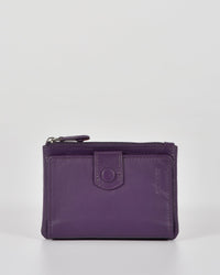 Collins RFID Safe Compact Leather Wallet
