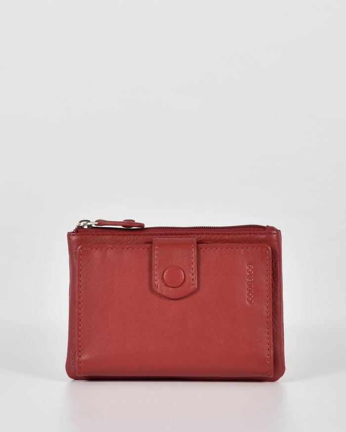 Collins RFID Safe Compact Leather Wallet