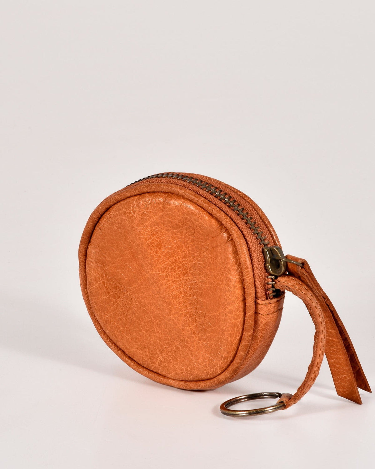 Creswell Leather Woven Coin Purse