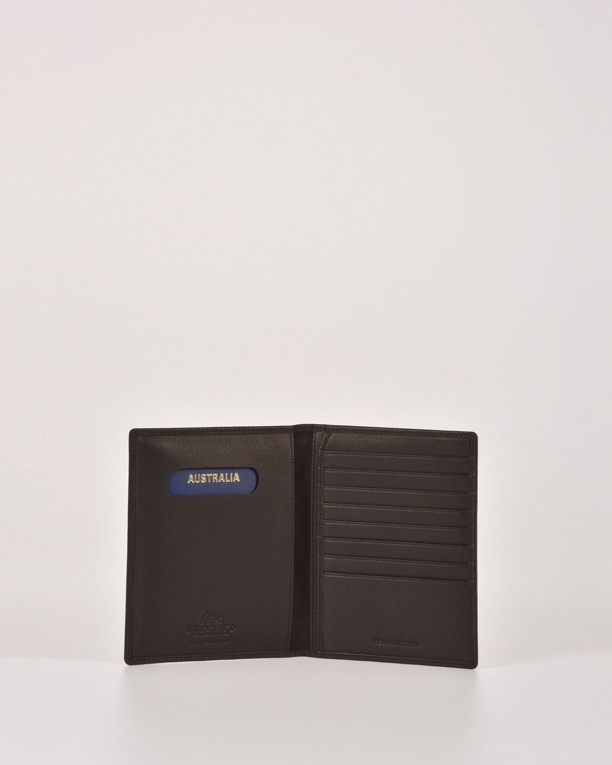 Davey Leather RFID Passport Card Holder