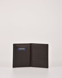 Davey Leather RFID Passport Card Holder