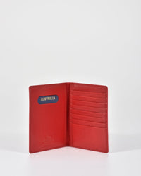 Davey Leather RFID Passport Card Holder