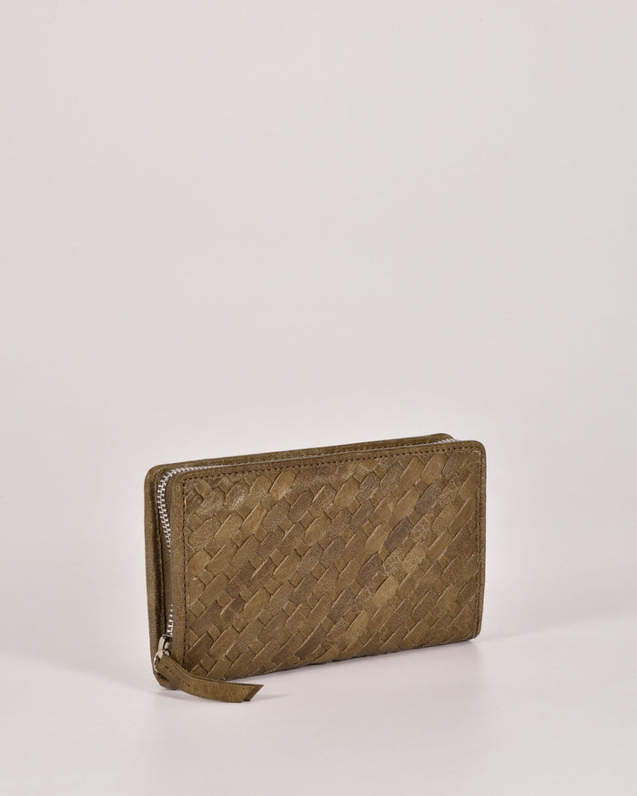 Deakin Leather Woven Wallet